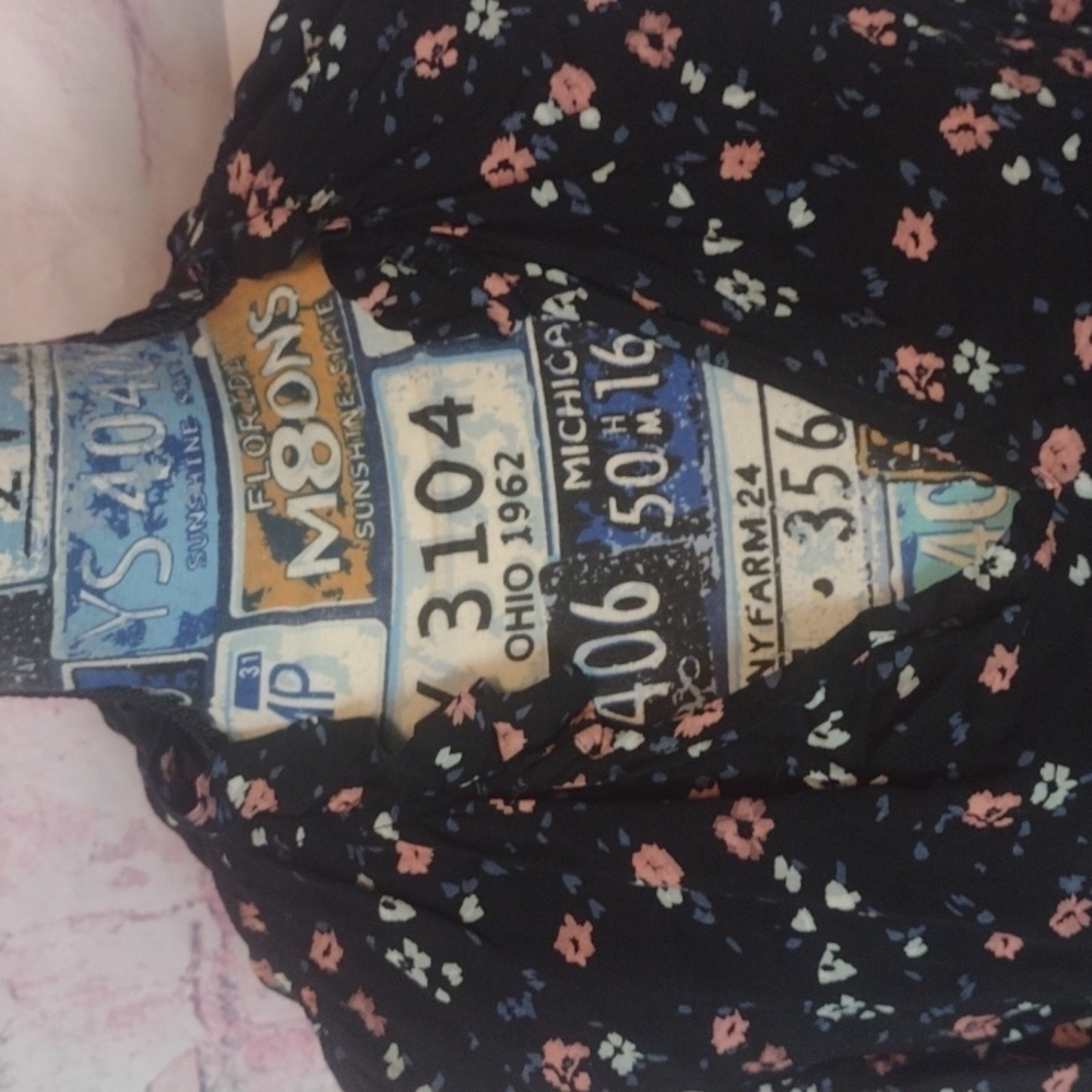 Anthropologie cloth & stone floral top size small - Picture 3 of 9